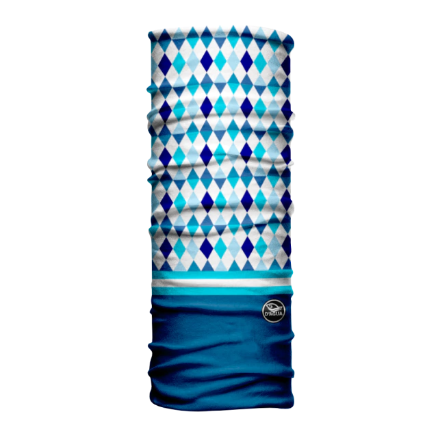 Cuello Multifunción Diamantes Azules