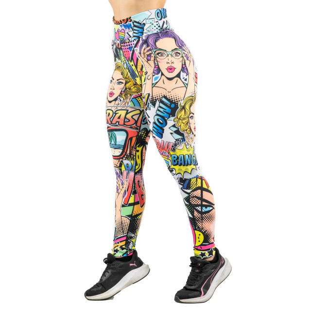 Calza Larga Mujer Pop Art