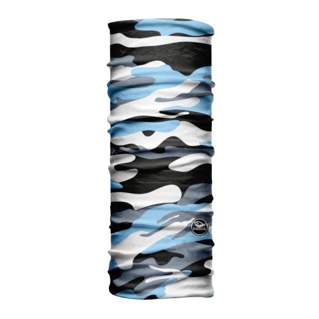 Cuello Multifunción Camuflado Azul