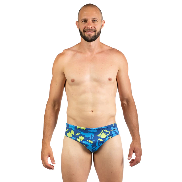 Sunga Slip Natacion CAMO FUSION II
