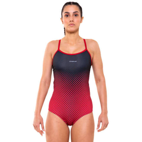 Malla Enteriza Natacion SOMBRA ROJA - comprar online