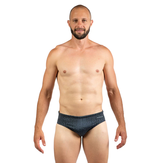 Sunga Slip Natacion TRISKEL NEGRO