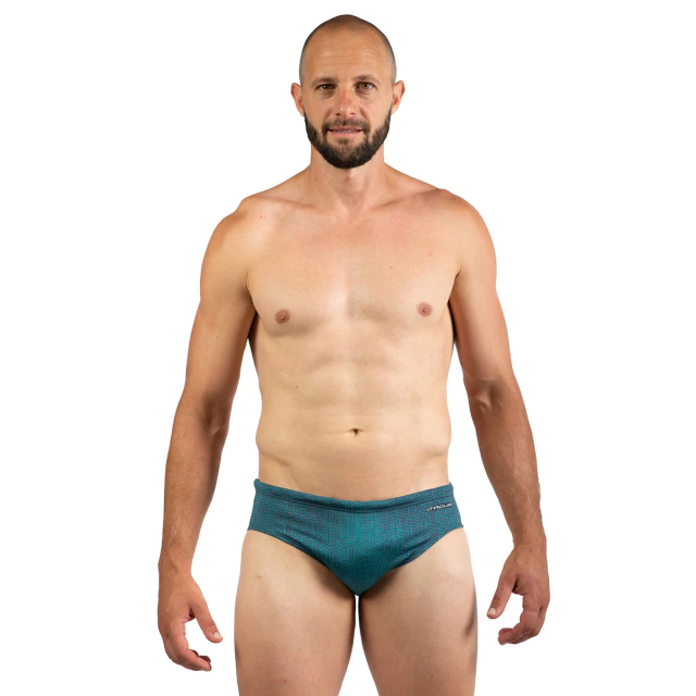 Sunga Slip Natacion TRISKEL VERDE