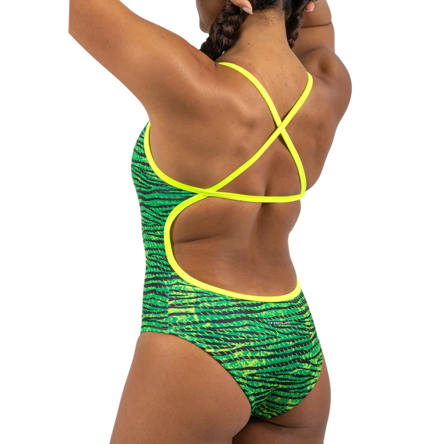 Malla Enteriza Natacion EVOLUTIVA ATIGRADA VERDE — imagen 2