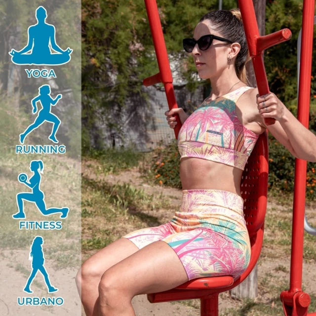 Calza Biker Mujer PARAISO TROPICAL — imagen 4