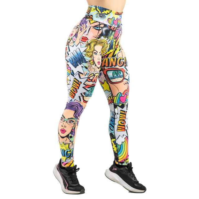 Calza Larga Mujer Pop Art — imagen 3
