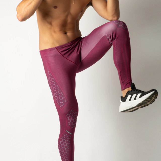 Calza Larga Hombre Granate — imagen 3