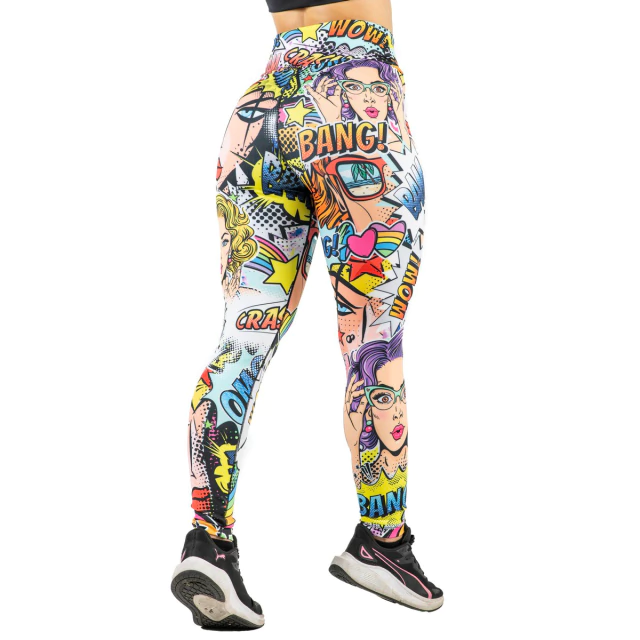 Calza Larga Mujer Pop Art — imagen 4