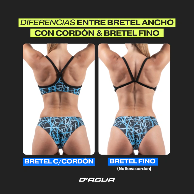 Malla Parte Superior (Top) Bretel Fino sin Cordón - Alma argentina — imagen 5