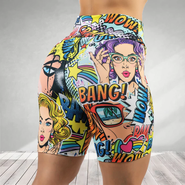 Calza Biker Mujer BK-806 "POP ART I" — imagen 8