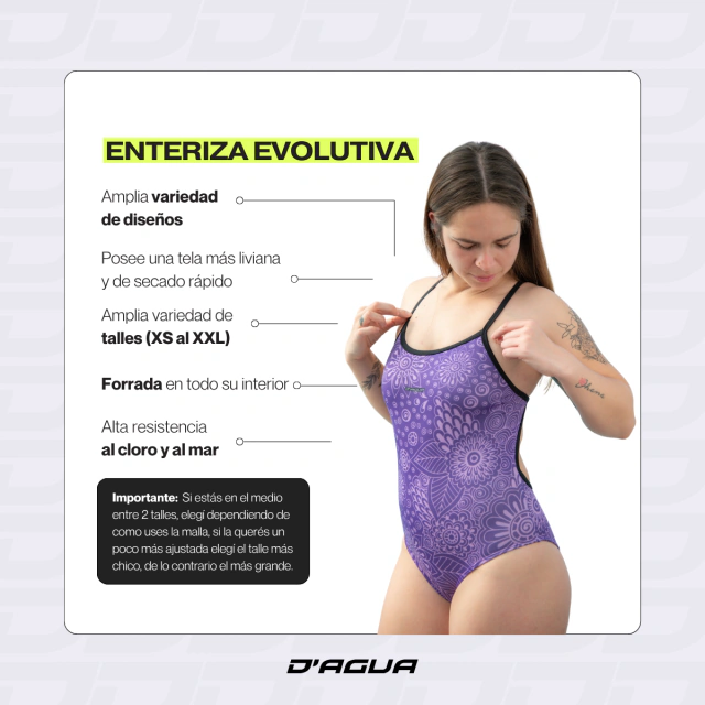 Malla Enteriza Natacion EVOLUTIVA CAPITANA MARVEL — imagen 3
