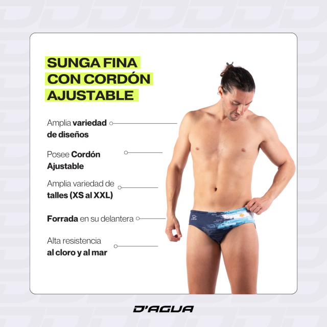 MALLA PERSONALIZADA - SUNGA FINA - GAPEF — imagen 3