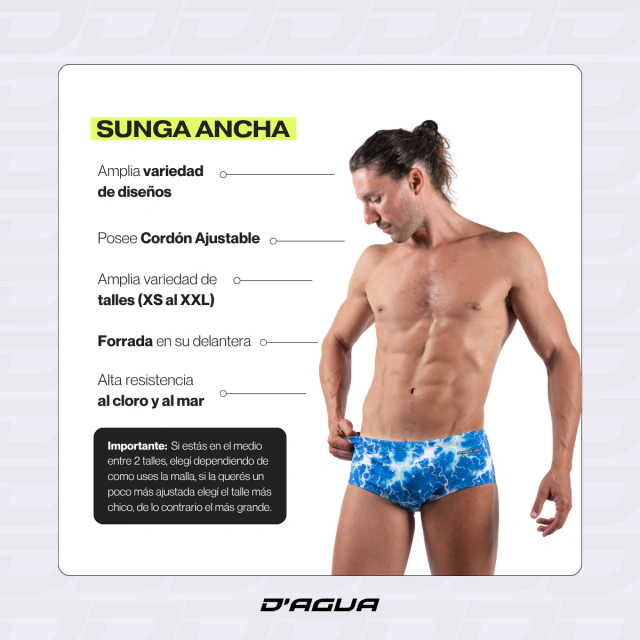 Sunga Ancha Natacion AQUAMAN - CAMBIO DE TEMPORADA — imagen 3