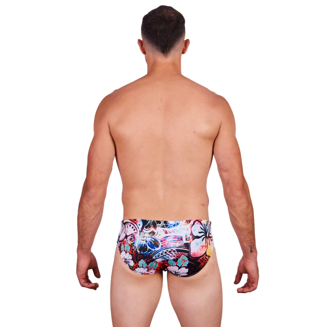 Sunga Slip Natacion HAWAII MULTICOLOR - CAMBIO DE TEMPORADA — imagen 2