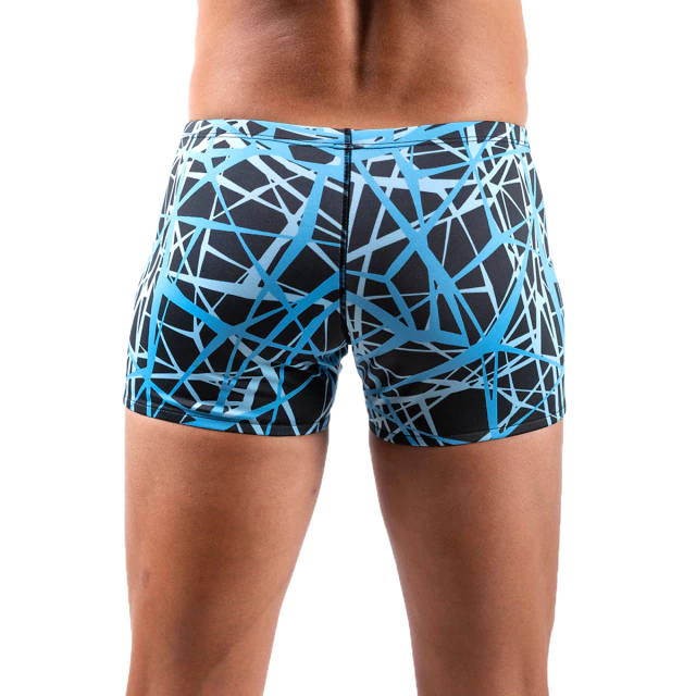 Malla Short - Textura Azul — imagen 2