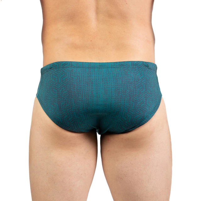 Sunga Slip Natacion TRISKEL VERDE — imagen 2