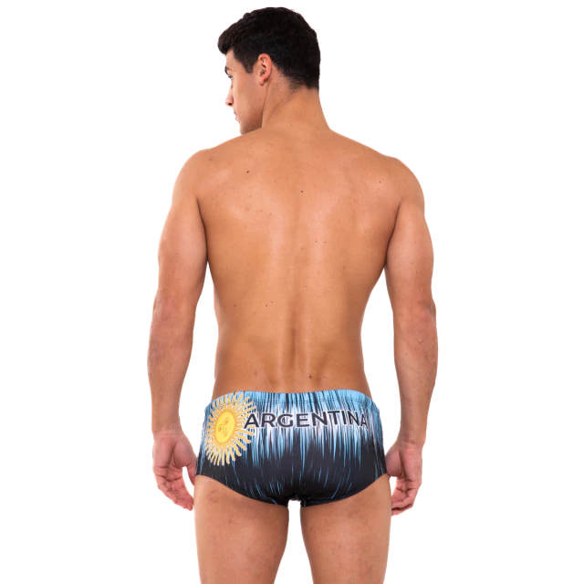 Sunga Ancha Natacion ARGENTINA LINEA PATRIA — imagen 2