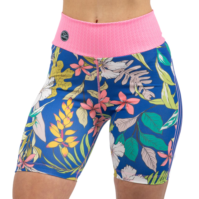 Calza Biker Mujer FLOWERS