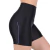 Short Curto Fitness Cirrê Cós Alto Preto Summer Soul