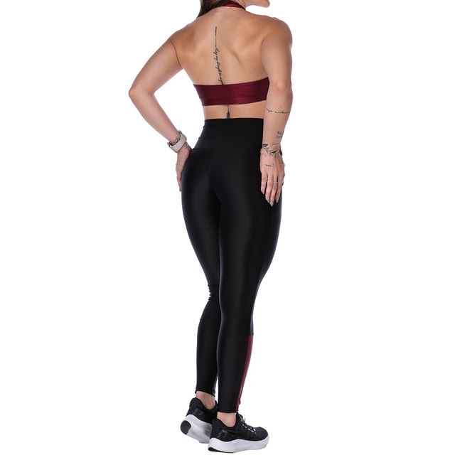 Conjunto Fitness Bordô – Conforto, Estilo e Elegância no Treino - comprar online