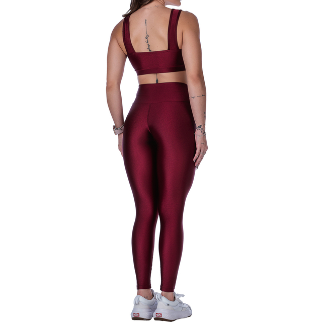 Conjunto Fitness Bordô - Conforto e Performance para Atividades Intensas - comprar online