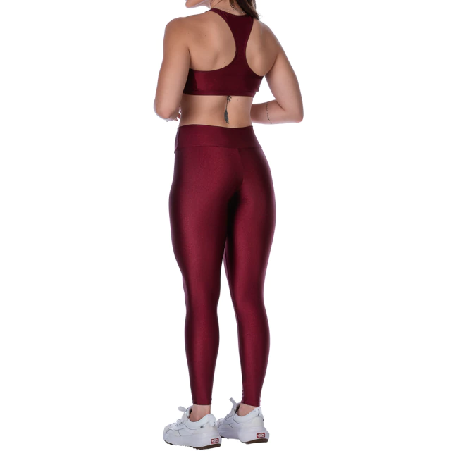 Conjunto Fitness de Alta Performance Bordô - A Escolha Perfeita - comprar online