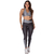 Top Fitness Frente Única com Decote Estiloso e Bojo RemovÍvel Cinza - Elegância no Treino - loja online