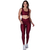 Top Fitness com Bojo Removível Bordô – Perfeito para Atividades Intensas - loja online