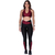 Top Fitness Frente Única com Decote Estiloso e Bojo RemovÍvel Bordô - Elegância no Treino - loja online