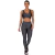 Calça Legging Fitness Cirrê Cós Alto Básica Cinza - loja online