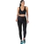 Calça Legging Fitness Preta Cirrê Cós Alto com Bolso para Treinos Confortáveis - Summer Soul
