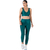 Conjunto Fitness Cirrê Top e Calça Verde