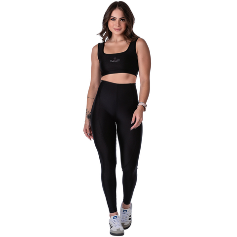 Calça Legging Fitness com Cintura Alta Preta Perfeita para Todos os Tipos de Corpo - loja online