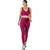 Calça Legging Fitness Magenta Cirrê Cós Alto com Bolso para Treinos Confortáveis - Summer Soul