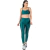 Top Fitness Verde com Bojo Removível em Tecido Cirrê - Summer Soul