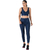 Calça Legging Fitness Azul Cirrê Cós Alto com Bolso para Treinos Confortáveis - Summer Soul