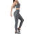 Conjunto Fitness Cirrê Top e Calça Cinza na internet