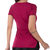 Blusa Fitness Manga Curta NewTrip Decote V com Fenda Rosa - comprar online
