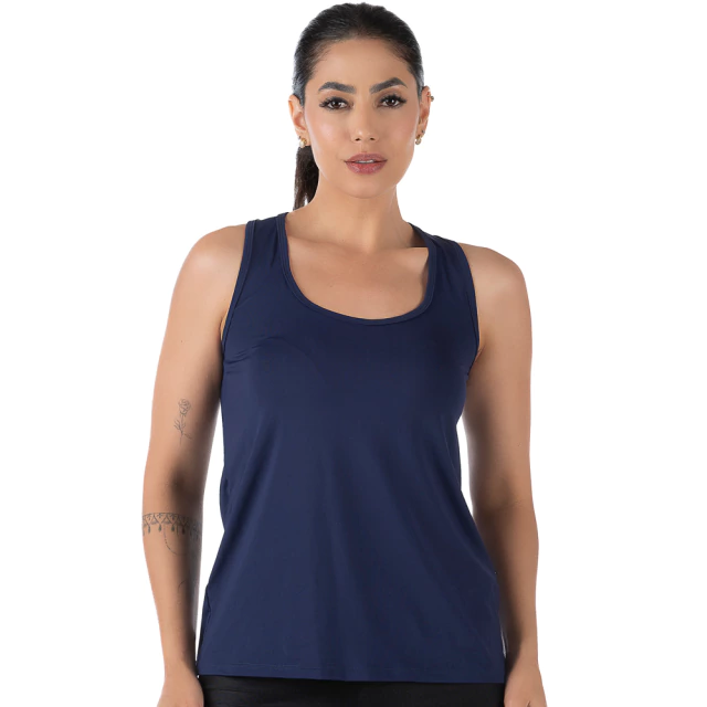 Regata Feminina Fitness Newtrip Nadador Azul