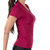 Blusa Fitness Manga Curta Decote V Pink em Tecido NewTrip na internet