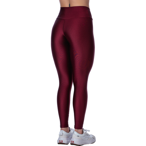 Legging Fitness Cós Alto Transpassado Bordô – Elegância e Conforto em Alta na internet