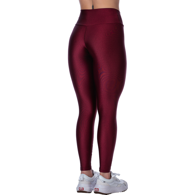 Legging Fitness Cós Alto Transpassado Bordô – Elegância e Conforto em Alta - comprar online