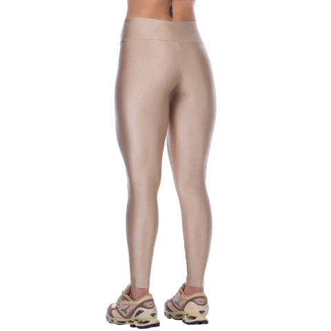 Legging Fitness de Alta Performance Bege na internet