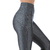 Conjunto Fitness Cirrê Top Com Bojo Removível e Calça Cós Alto Cinza - Summer Soul