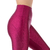 Legging Fitness Magenta Cirrê Cós Alto para Treino - Summer Soul