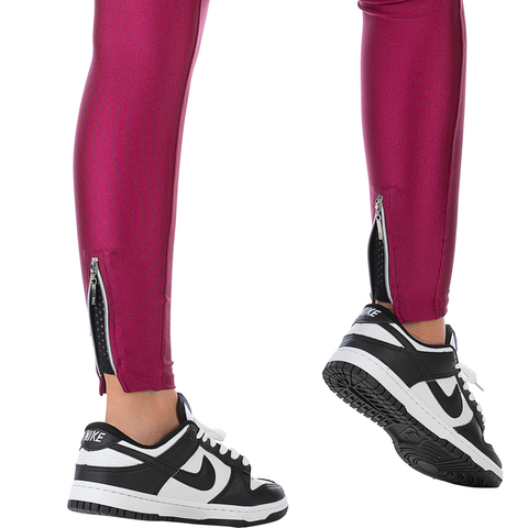 Legging Fitness Magenta Cirrê Cós Alto para Treino na internet