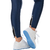 Legging Fitness Azul Cirrê Cós Alto para Treino na internet