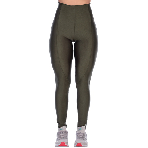 Calça Legging Fitness com Cintura Alta Verde Perfeita para Todos os Tipos de Corpo - comprar online