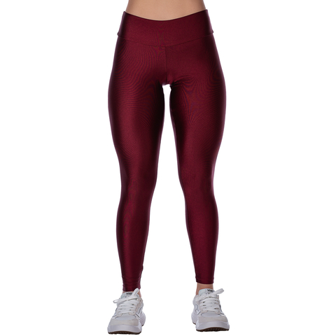 Legging Fitness de Alta Performance Bordô - comprar online