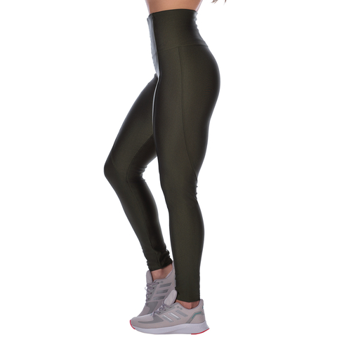 Calça Legging Fitness com Cintura Alta Verde Perfeita para Todos os Tipos de Corpo - Summer Soul